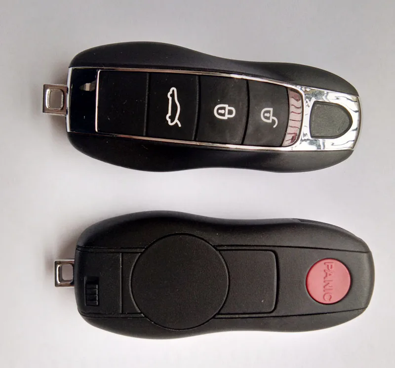 Замена 4 кнопки умный пульт дистанционного ключа чехол для Porsche Cayenne, Panamera Ручка Ключа