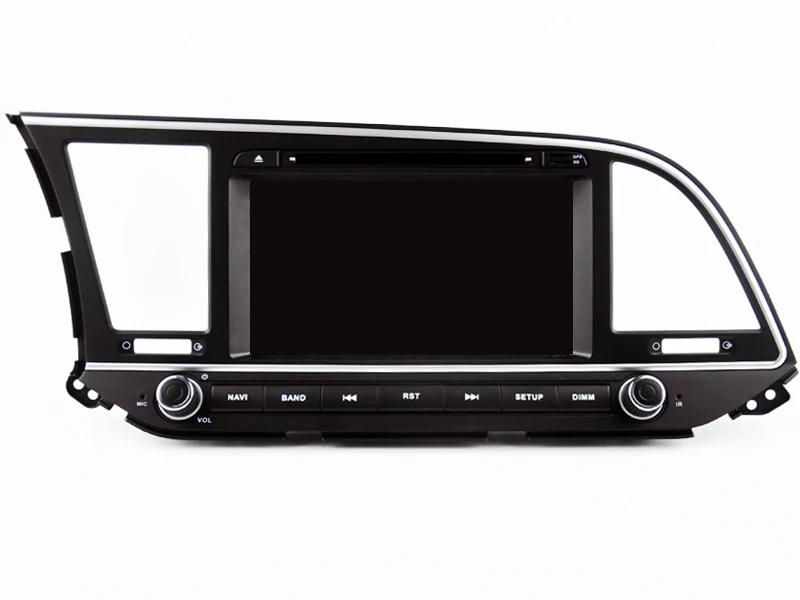 Cheap ELANMEY car gps navigation For HYUNDAI ELANTRA 2016 2017 octa core android 9.0 touch screen CAR DVD multimedia radio BT headunit 1