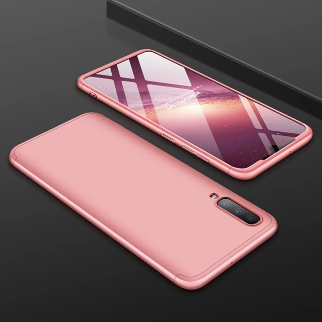 Чехол для телефона для samsung Galaxy A70, чехол 360, полная защита, Противоударная задняя крышка для samsung A70 A 70, чехол 6,7" - Цвет: Розовый