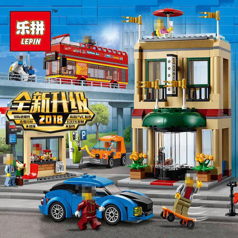 

New Lepin 02114 1356pcs Capital City Legoing City Serise 60200 Building Educational Toys For Children Model As birthday Gifts
