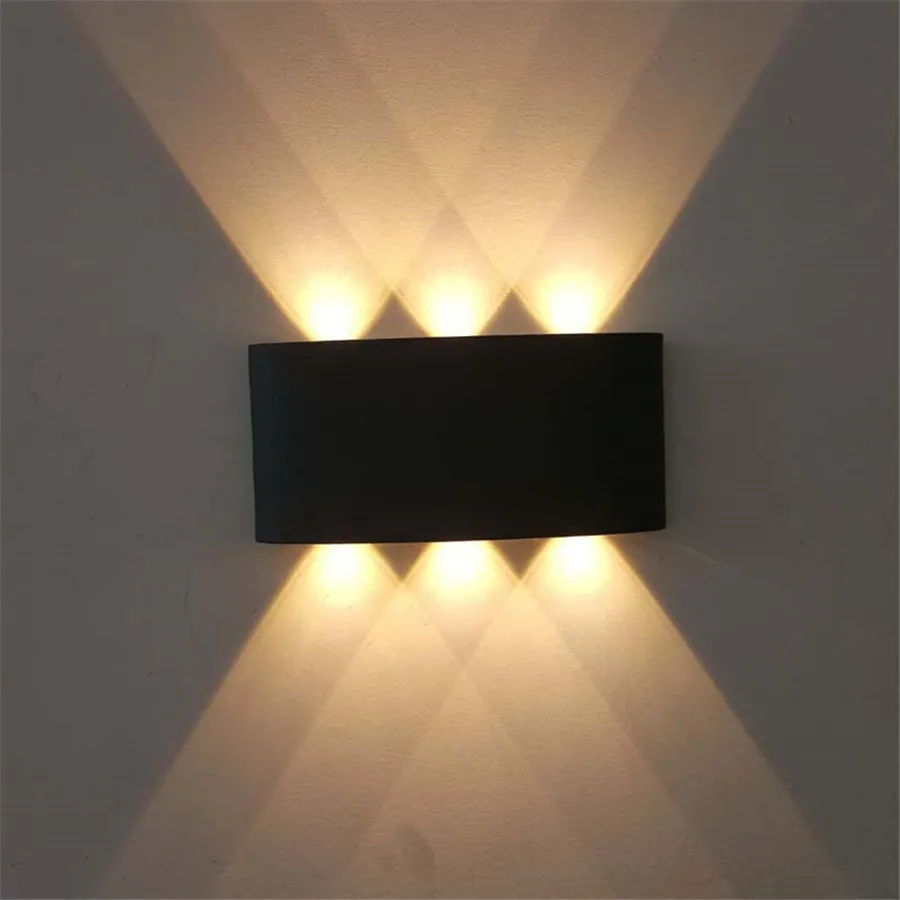

BEIAIDI Waterproof LED Wall Light Aluminum Villa Corridor Staircase Hotel Decor light Outdoor Aisle Background Porch Wall Sconce