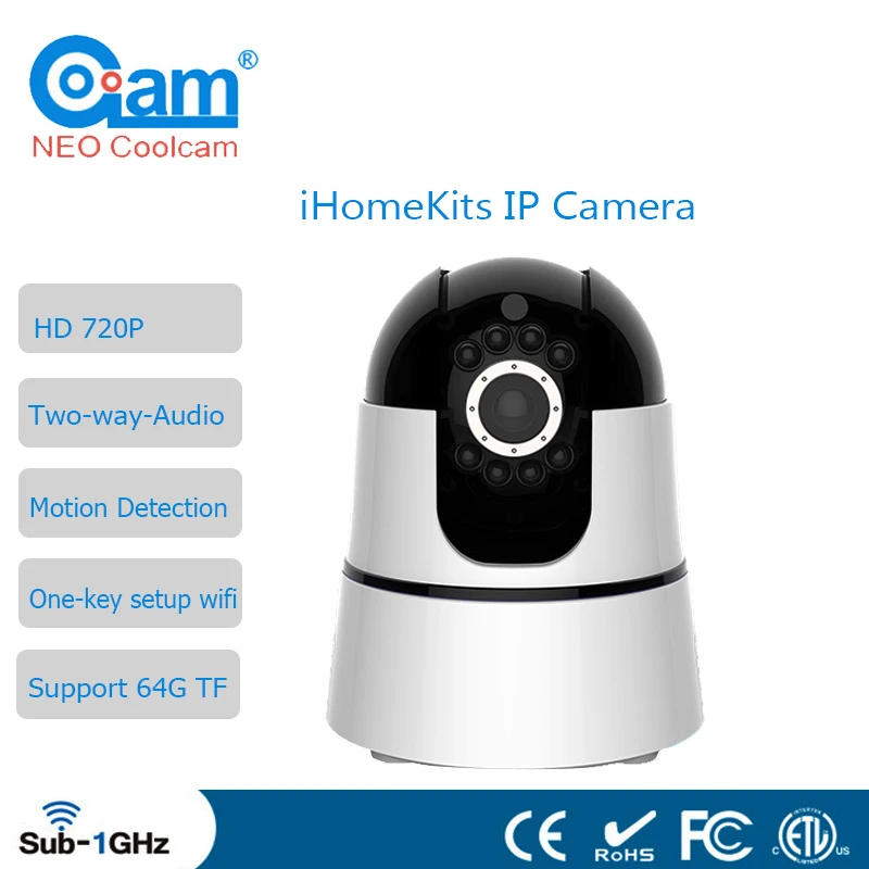  NEO Coolcam HD 720 p Audio a Due vie iHome Kit NAS-AC01DT Sistema di Allarme Senza Fili del IP di W
