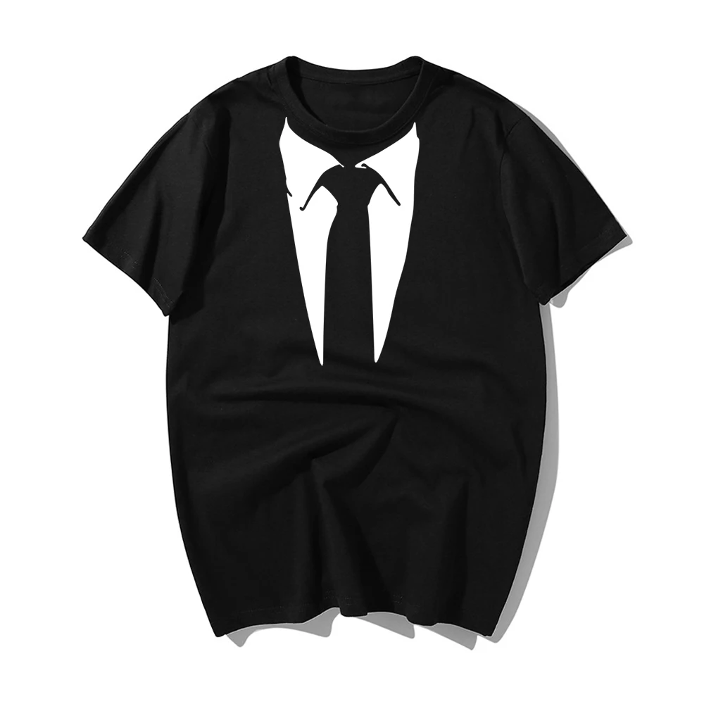 

2019 Newest Summer Novelty Men T-shirt Tees Retro Tie Funny Camisetas Men O Neck Top Tshirt Casual Fitness Mens Clothing