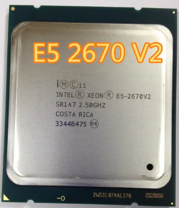 Intel xeon E5 2670 v2  E5-2670 V2 SR1A7 2.5GHz 25M 10-CORES 115W LGA2011 Server CPU Processor e5 270 V2 new cpu