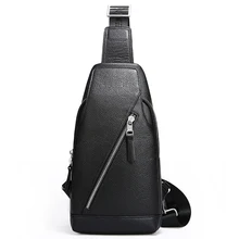 Натуральная кожа нагрудная сумка мужская модная мягкая сумка через плечо мужская Повседневная Деловая Большая вместительная сумка на ремне