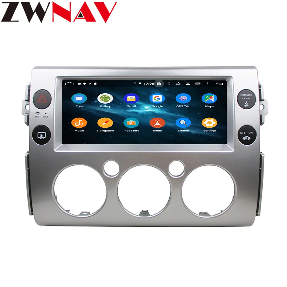 Flash Deal 10.4” Android 9 4+64G DSP Car Player GPS Navigation For Toyota FJ Cruiser 2008-2016 Head Unit Multimedia Player Tape Recorder 3