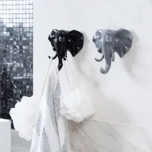 Крючок в виде слона многофункциональное настенное пальто ключи сумки одежда крючок настенные декоративные крючки креативное украшение для дома спальни крючки
