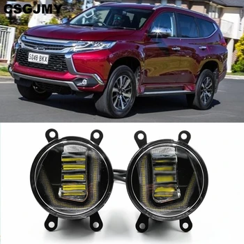 

3-IN-1 Functions DRL Daytime Running Light Projector Fog Lamp with yellow signal For Mitsubishi Montero Pajero Sport 2013-2018