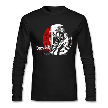 

Death Note Japan Anime T Shirt Long Sleeve Custom T Shirt Men 2019 New Undertale Cotton Mens T Shirts