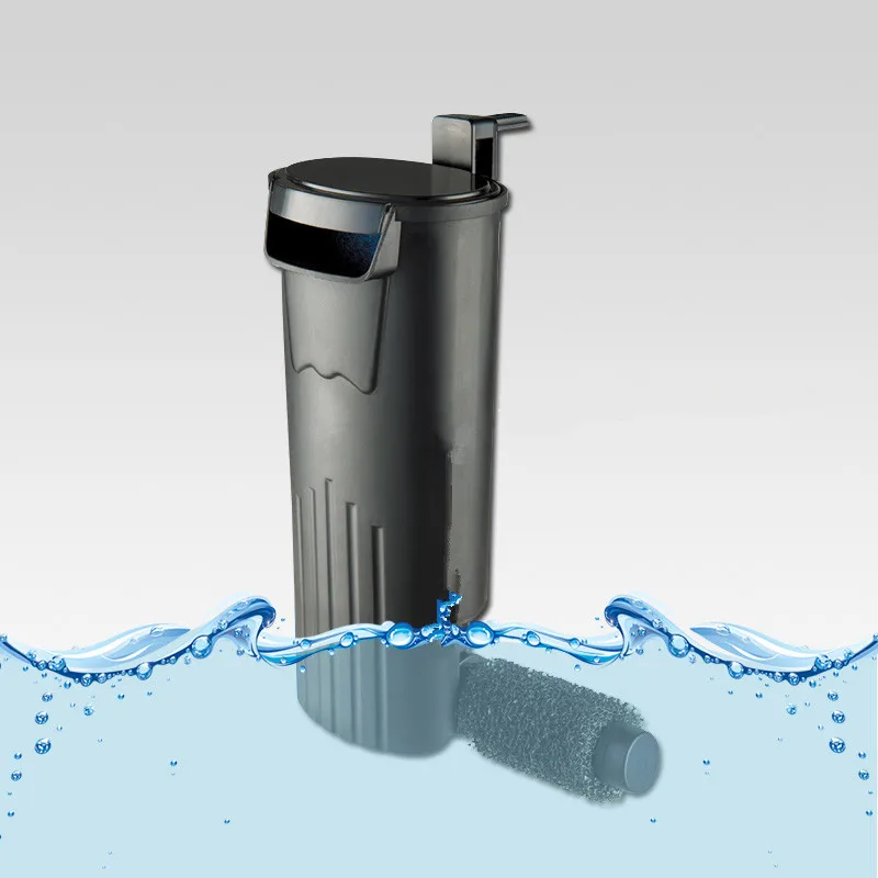 5W Plastic Low Water Aquarium Internal Filter Fish Tank Hanging