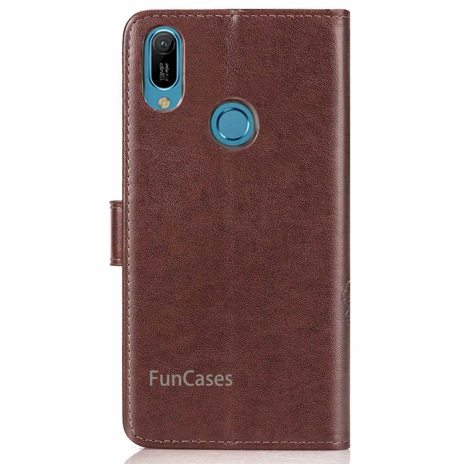 Флип кожаный чехол для Fundas huawei Y6 2019 (2019) Coque Y 6 Prime Чехол книжка мобильного