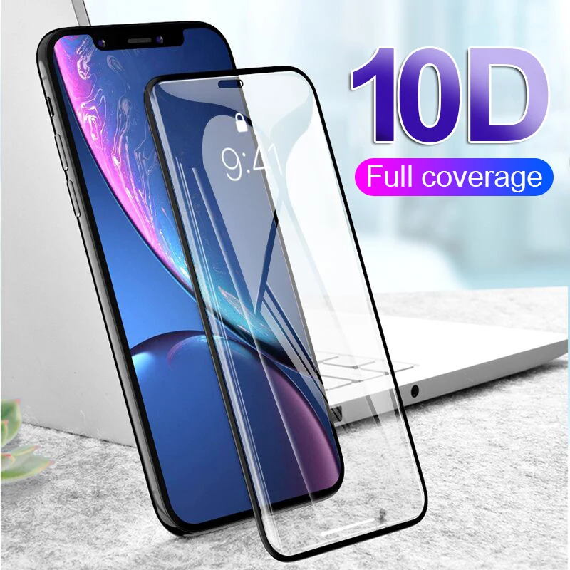 10D Curved Full Protective Glass On The For IPhone XR XS Max X Screen