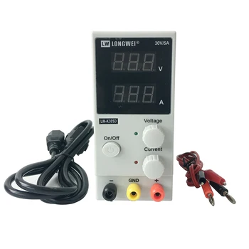 

Switching DC Power Supply Voltage Regulators LW-K305D 0-30V 0-5A Laboratory 110V-220V Digital Display Adjustable Power Supply