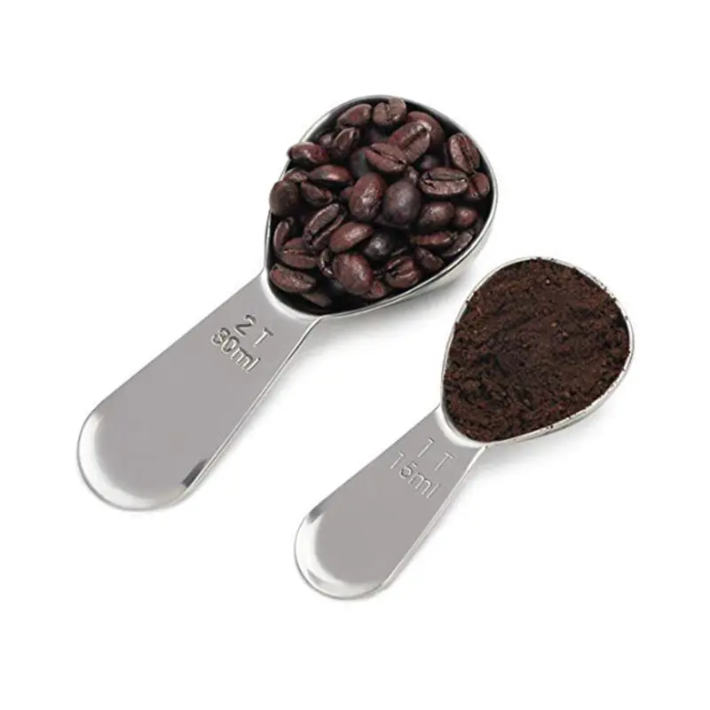 Vfgterte 2 шт./компл. Нержавеющая сталь мерная ложка ароматизатор столовая ложка 1 столовая ложка 15 мл& 2 ст 30 мл для выпечки Инструменты