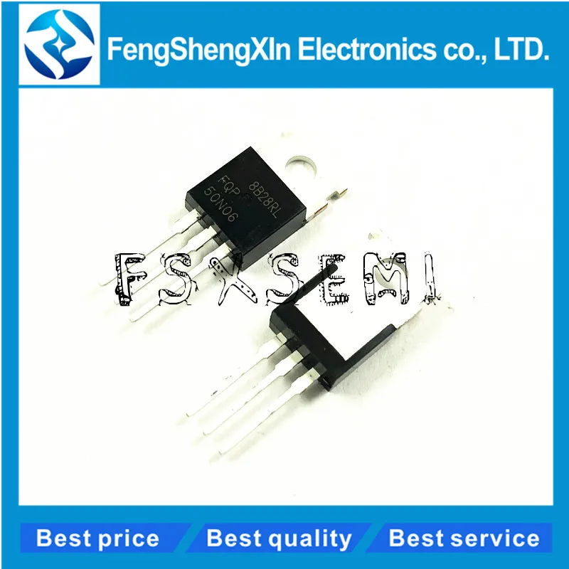 10pcs/lot FQP50N06 50N06 SFP50N06 60V N Channel MOSFET TO 220-in ...