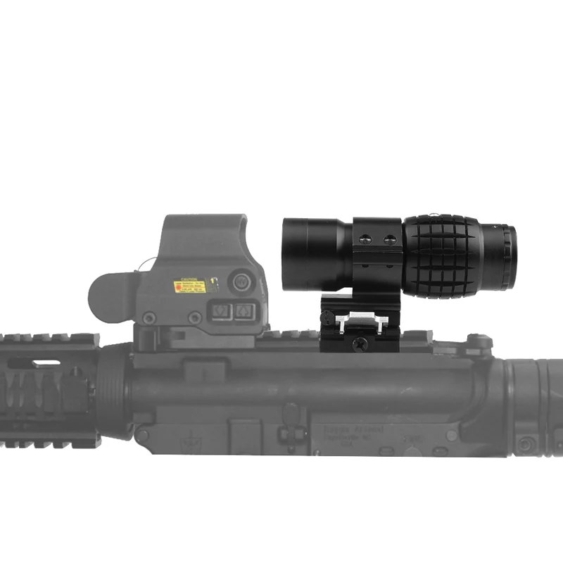 3X Magnifier Optics Scopes Focus Adjusted with Flip To Side Mount 6-67-14