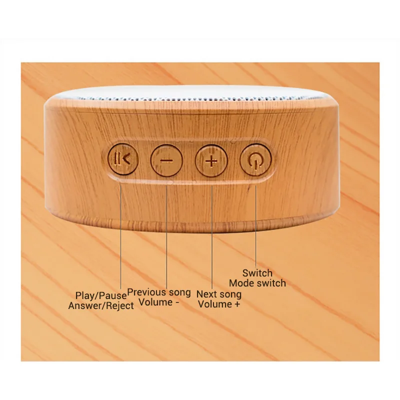 Mini Wireless Bluetooth Speaker Wooden Portable Subwoof Sound With Mic TF card U Disk FM AUX Music Play Loudspeaker Speakers (8)
