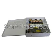 18CH 20A 12V DC Multichannel CCTV Camera Power Supply Distribution Box 110/220V AC Input for Project and school