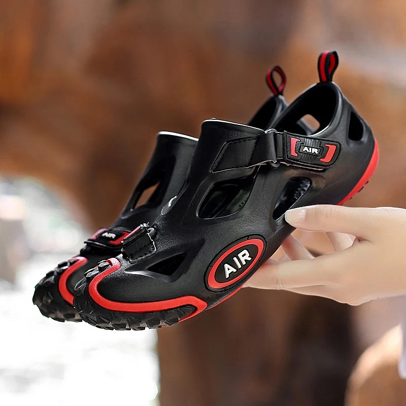 ZUNYU 2019 جديد أزياء الربيع الصيف أحذية الرجال أحذية رياضية الصنادل في الهواء الطلق أحذية ماء الرجال صنادل شاطئ رجل الأحذية حجم 36-45