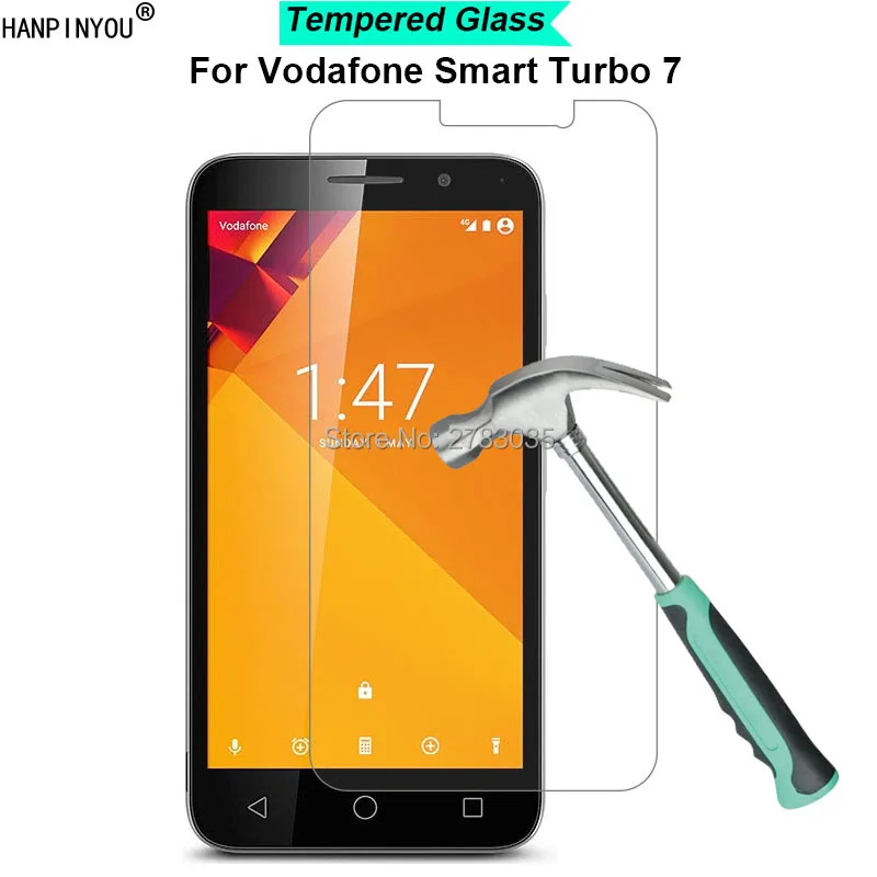 For Vodafone Smart Turbo 7 5.0&quot New 9H Hardness 2.5D Ultra-thin Toughened Tempered Glass Film Screen Protector Protect Guard | Мобильные