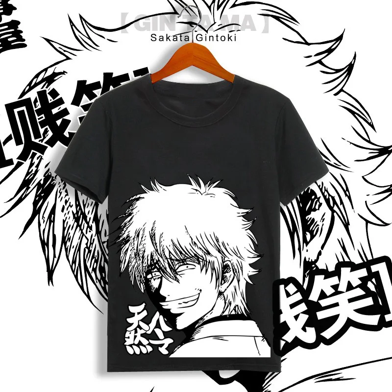 New Gintama Silver Soul Funny Face T Shirt Cosplay Anime Men Women Cotton T Shirt Multicolor Cotton T Shirt T Shirtshirt T Aliexpress