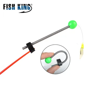 

FISH KING 20pcs 70mm/90mm Winter Ice Fishing Rod Top Section Staninless Steel CW 2-10g Mini Fishing Pole Portable Fishing Tackle