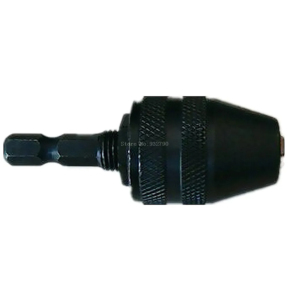 0-8mm Keyless Drill Chuck Hex Shank W Angle Drill Driver Screwdriver Bit Holder
