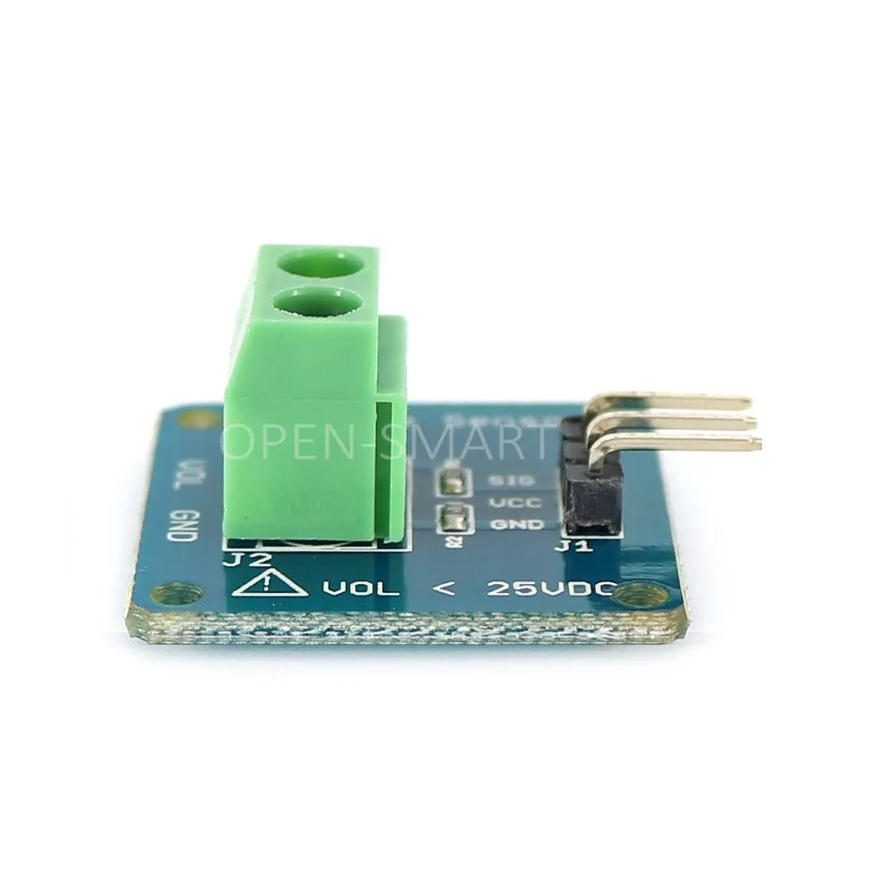 High Accuracy DC Voltage Sensor Module Voltage Detector Divider Detect Module Compatible for Arduino