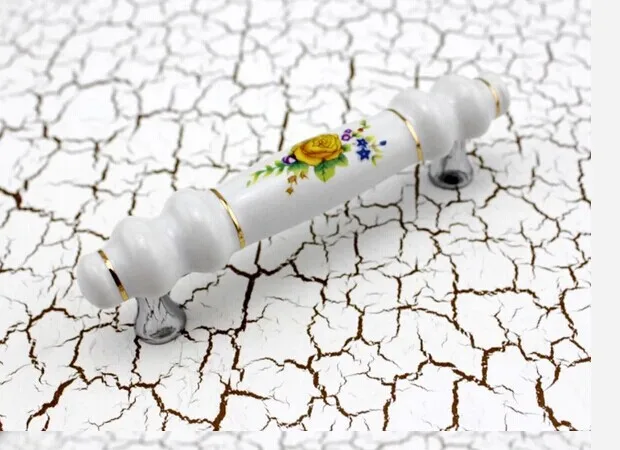 Ручка для украшения мебели из сельского фарфора 96 мм | Обустройство дома