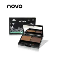 Новинка года, пудра для бровей, Артефакт NOVO, натуральный трехмерный Шарм, двухцветная пудра для бровей, водостойкая, не ореол, легко окрашивается