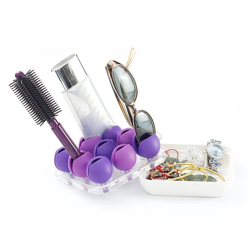 

Creative Multi-Functional Storage Box Flower Shape Office Stationery Storage Box Two-Layer Stationery Holder Container