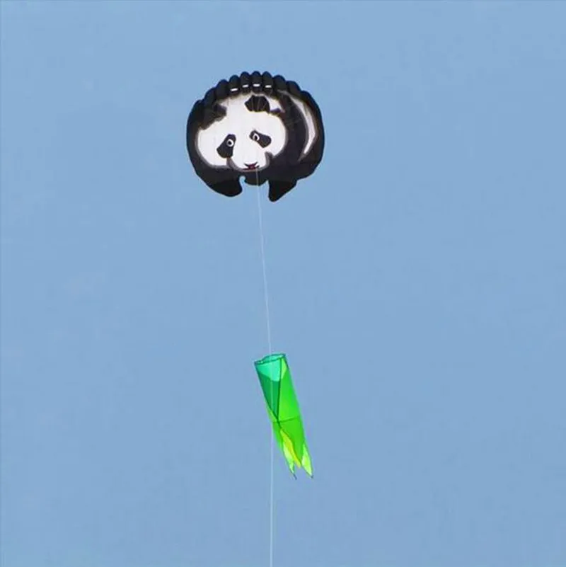 Бесплатная доставка, Высокое качество мягкий кайт 7 м панда кайт катушка ходить в небесно-прочный нейлон Альбатрос больших воздушных змеев