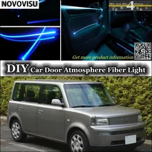 Нововису для TOYOTA bB для Daihatsu Coo интерьер окружающий светильник атмосфера волоконно-оптический светильник s внутри двери панели освещения