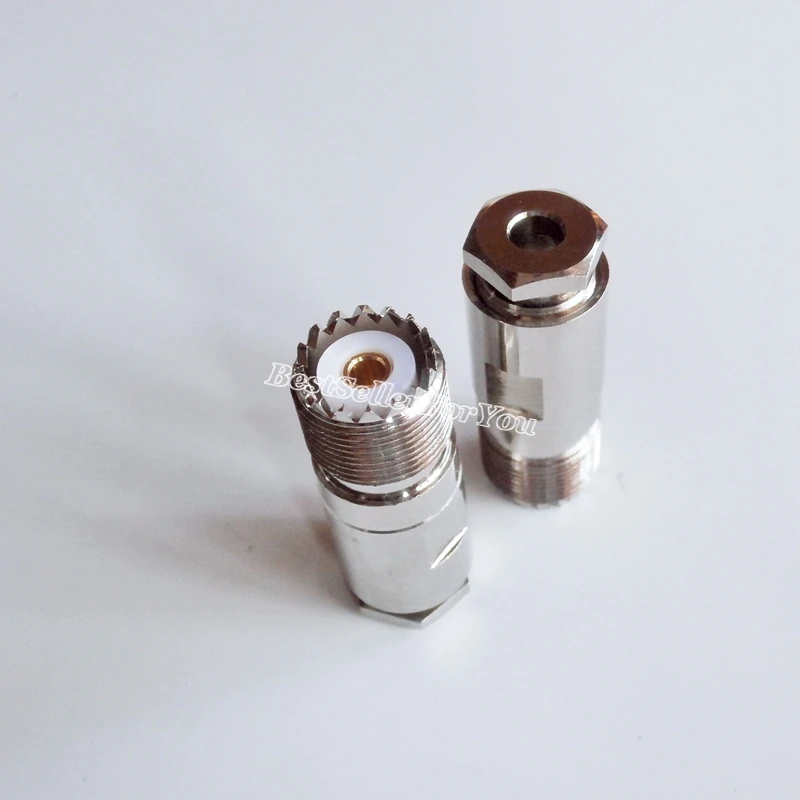 1X UHF Female SO239 SO 239 зажим для RG8X RG 8X LMR240 кабель RF разъем|clamp connector|clamps forclamping clamp |