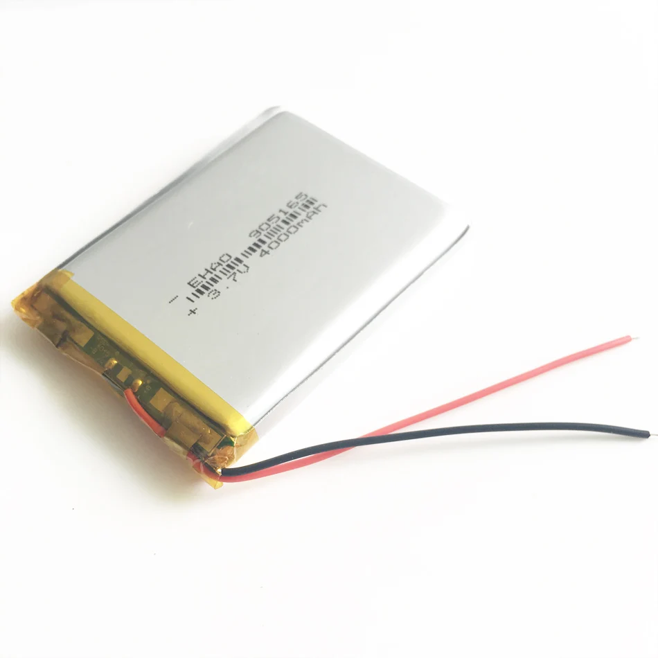 EHAO 905165 3 7 V 4000mAh литий полимерная LiPo аккумуляторная батарея для gps psp power bank динамики