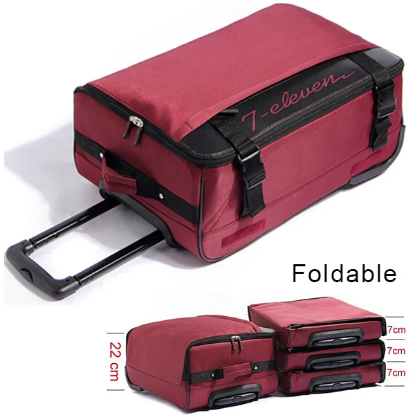 2016 новый большой емкости дорожная чемодан на колесах сумка тележка подвижного сумка высокое качество полиэстер сумки