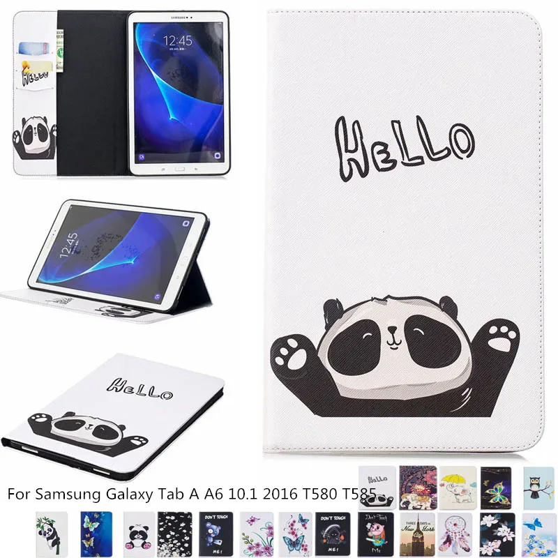 Модный детский окрашенный чехол для Samsung Galaxy Tab A A6 10 1 2016 T580 T585 планшета +
