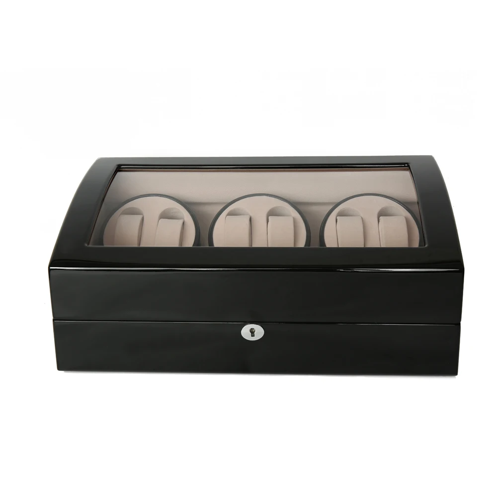 Winder Watch LTCJ деревянный автоматический поворот 6 + 7 часов Storage Case Display Box (bw) | Наручные