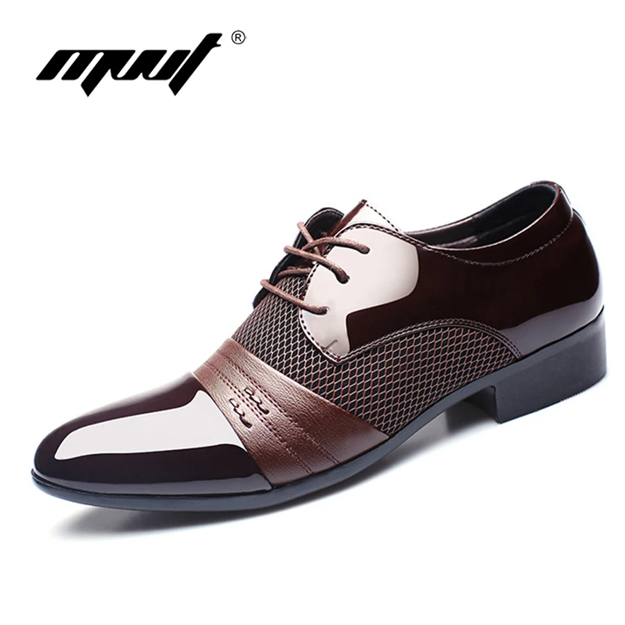 MVVT Plus size 6 5 11 men oxford Genuine leather shoes men flats Brand classics men
