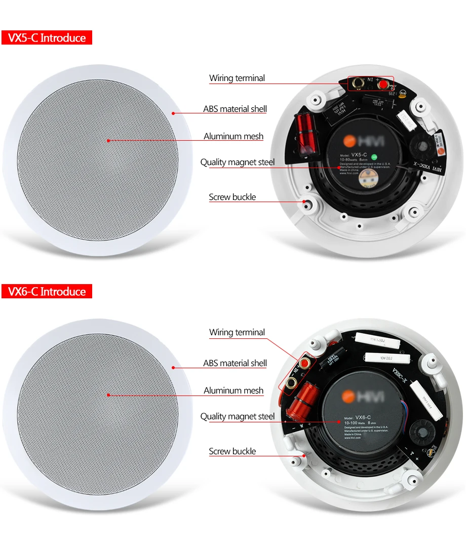 Oupushi vx5-c bluetooth сабвуфер активный bluetooth в потолок динамик для семьи фоновая музыкальная система