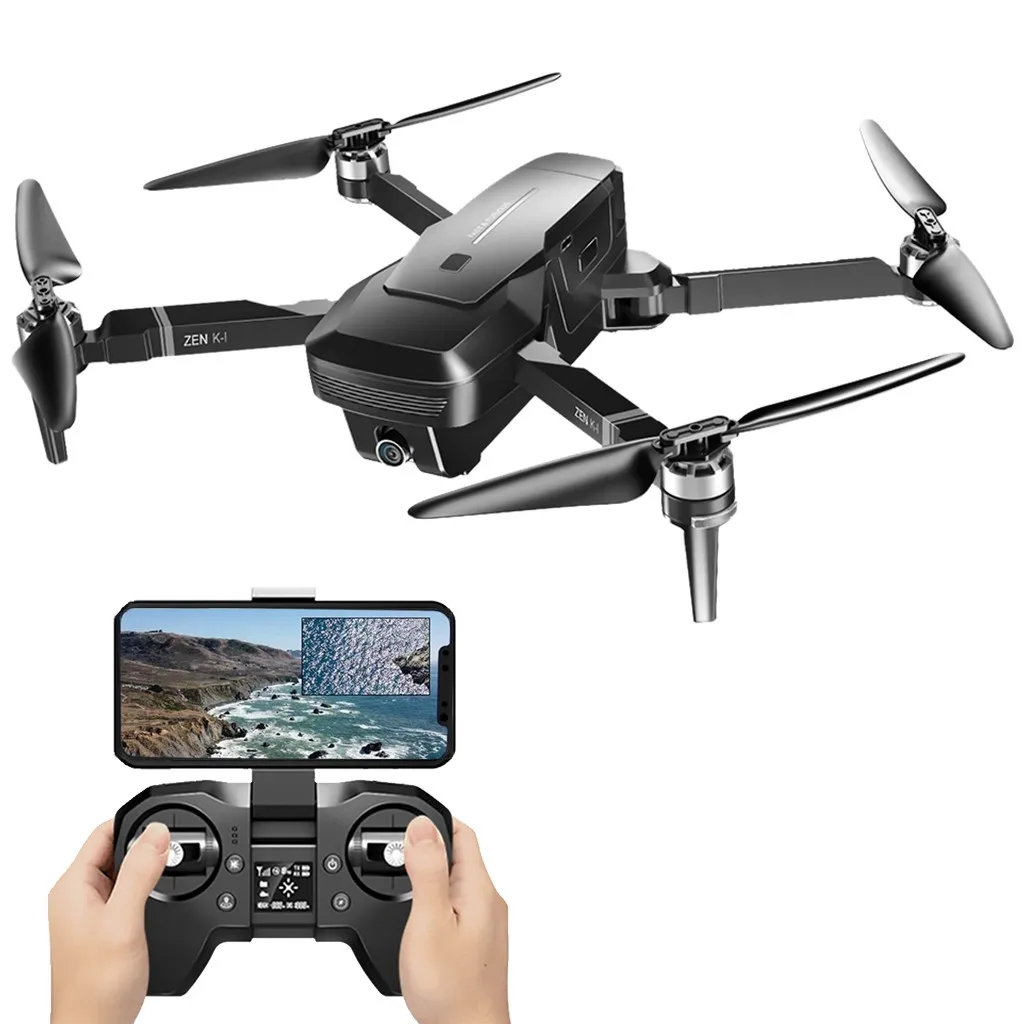 VISUO ZEN K1 Dron gps 5G Wifi FPV 4K 720P двойная камера бесщеточный складной RTF RC вертолет профессиональные Дроны с камерой HD