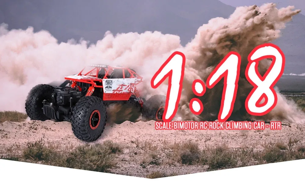 1:18 RC скалолазание автомобиль-RTR 20 км/ч привод Bigfoot автомобиль дистанционное управление Модель внедорожный автомобиль игрушки для мальчиков детей