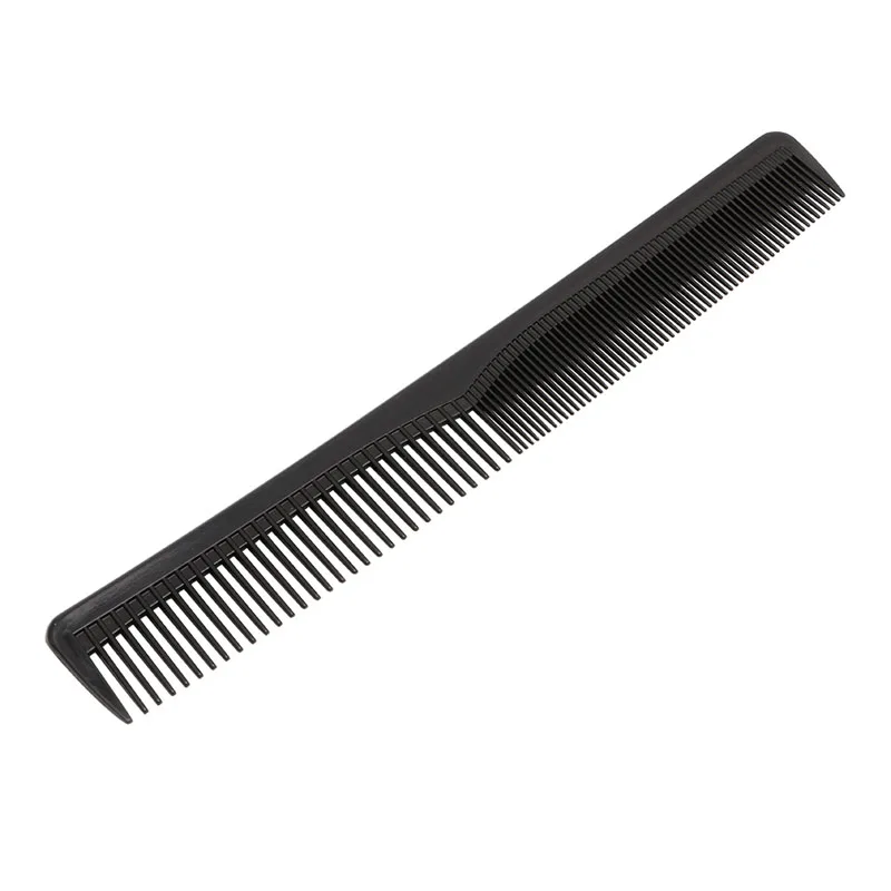 Профессиональный салон Антистатические Парикмахерские волосы резка пластик гребень Инструмент Черный