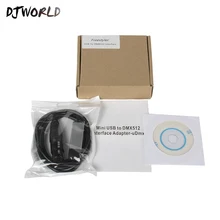 Сценическое оборудование USB к DMX интерфейсному адаптеру DMX512 сценический эффект хороший для DJ для домашней вечеринки на день рождения