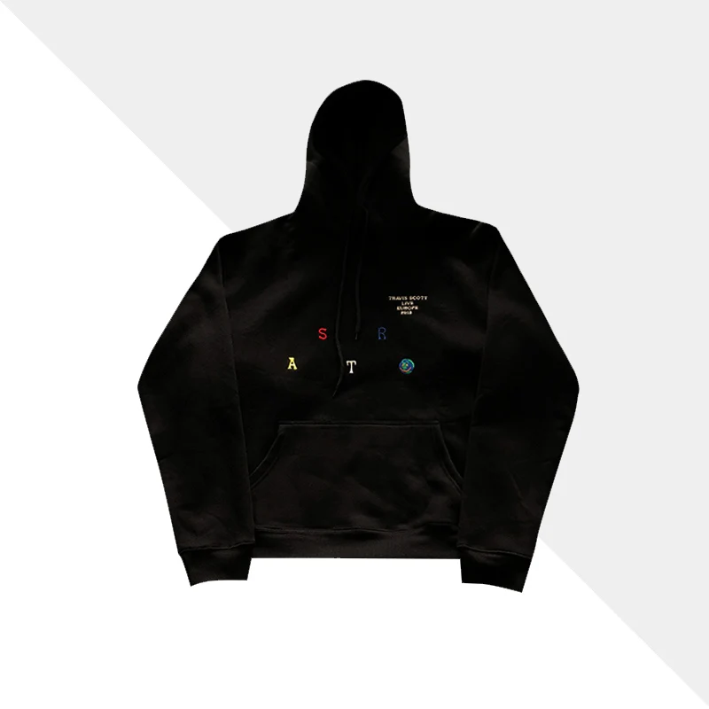 Толстовка с капюшоном ASTROWORLD SCATTERDE из хлопка 100% 1:1 толстовки для мужчин и женщин