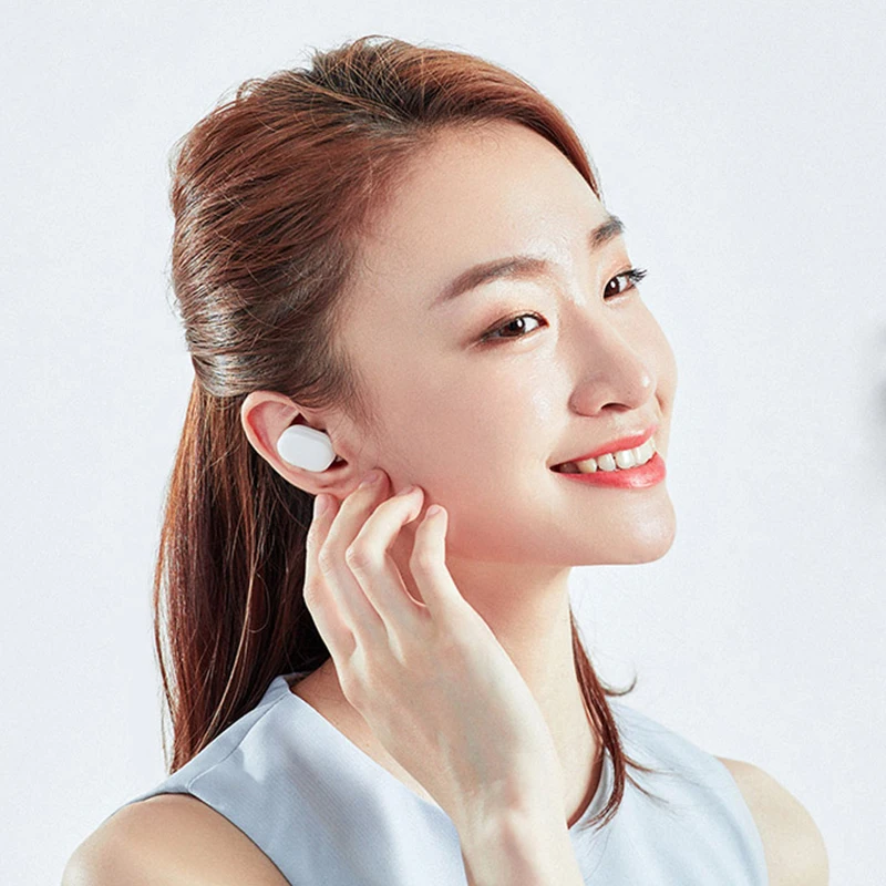 Хит, Xiao mi AirDots, Bluetooth наушники, молодежная версия, стерео mi ni, беспроводная Bluetooth 5,0 гарнитура с mi c, наушники