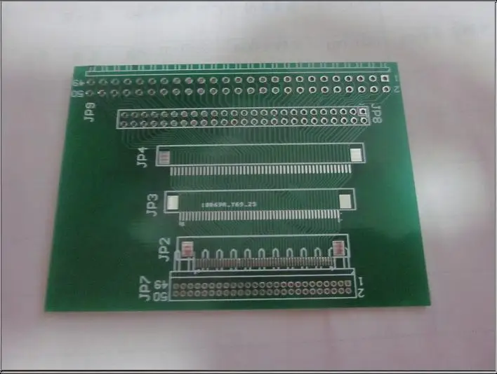 5 шт. 50Pin FPC pin до 1 27 мм 2 0 54 двухрядный PCB адаптер плата|Запасные части| |