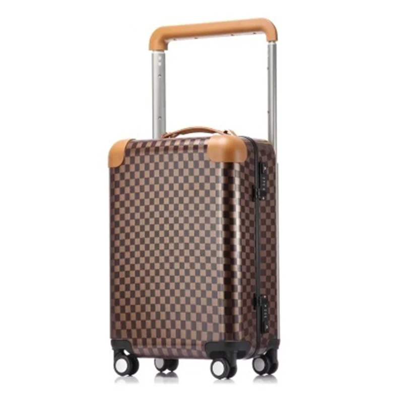 

20inch Rolling Luggage Spinner Wheels 24 inch travel Suitcase Retro Travel bag Women Carry On travel Luggage Boarding suitcase