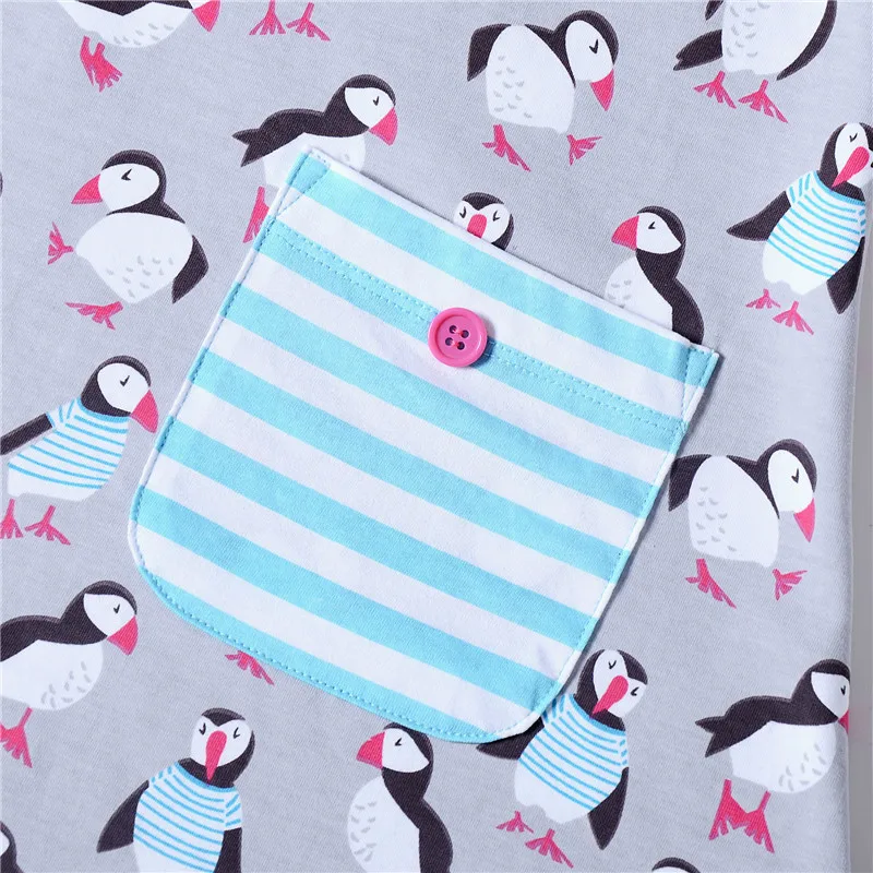 1738026 (5) printed animals kids girls clothes