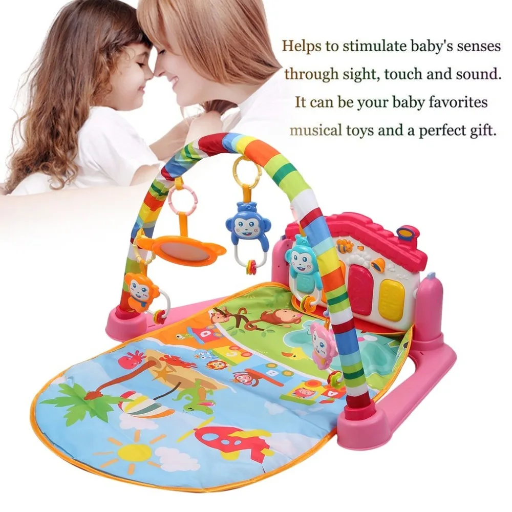 

Child Multifunctional Foot Piano Music Play Mat Fitness Game Blanket Developing Rug Carpet Educational Baby Tool
